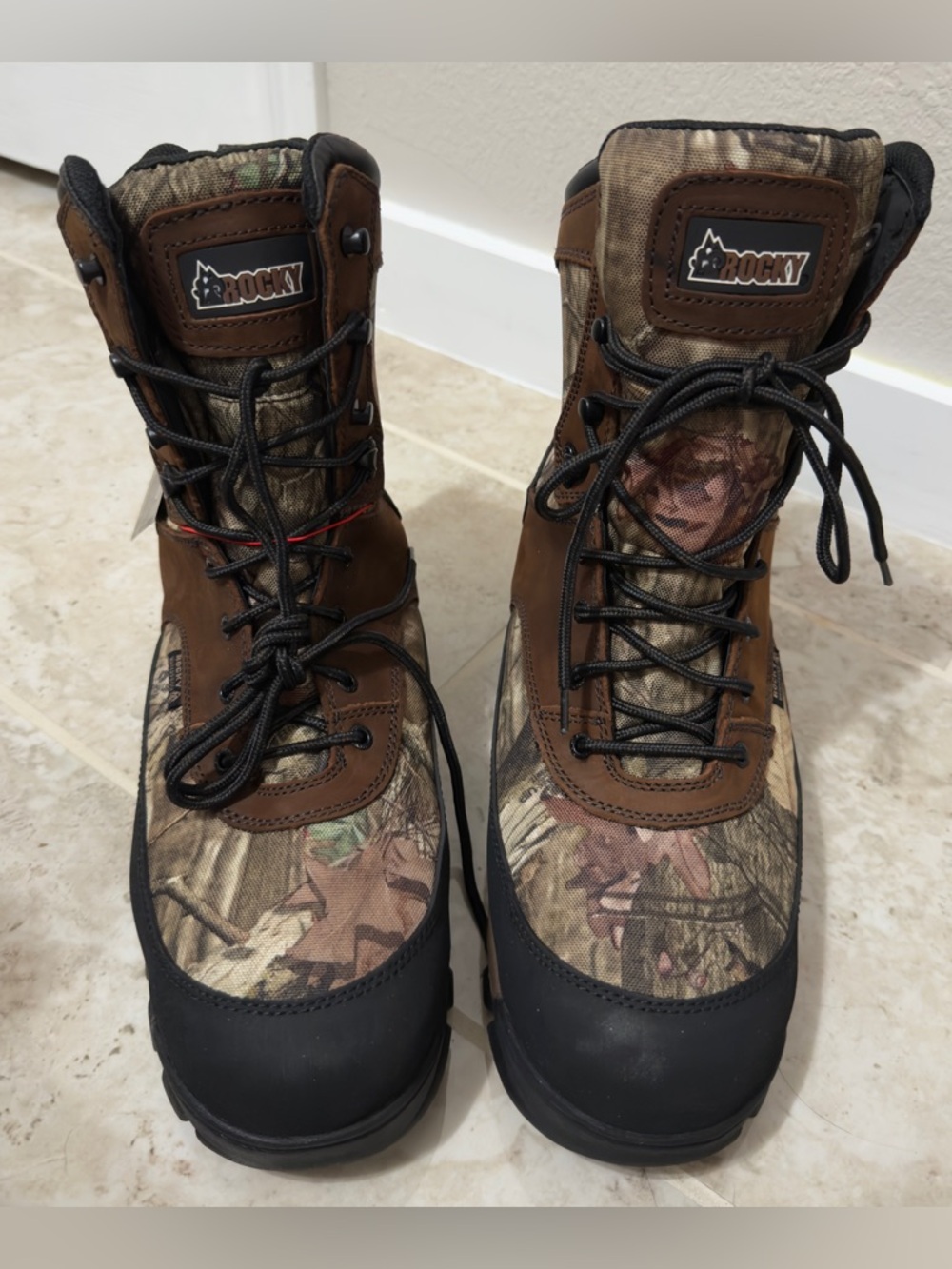 Rocky Men's Core Waterproof 800 G Insulated Outdoor Boots In Brown/Camo (13 W).